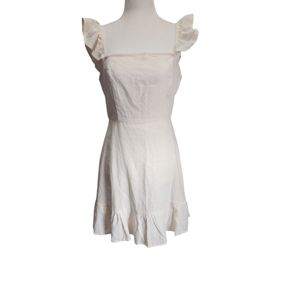NWOT!! Bleuh ciel dress Linen blend size - Picture 8 of 14